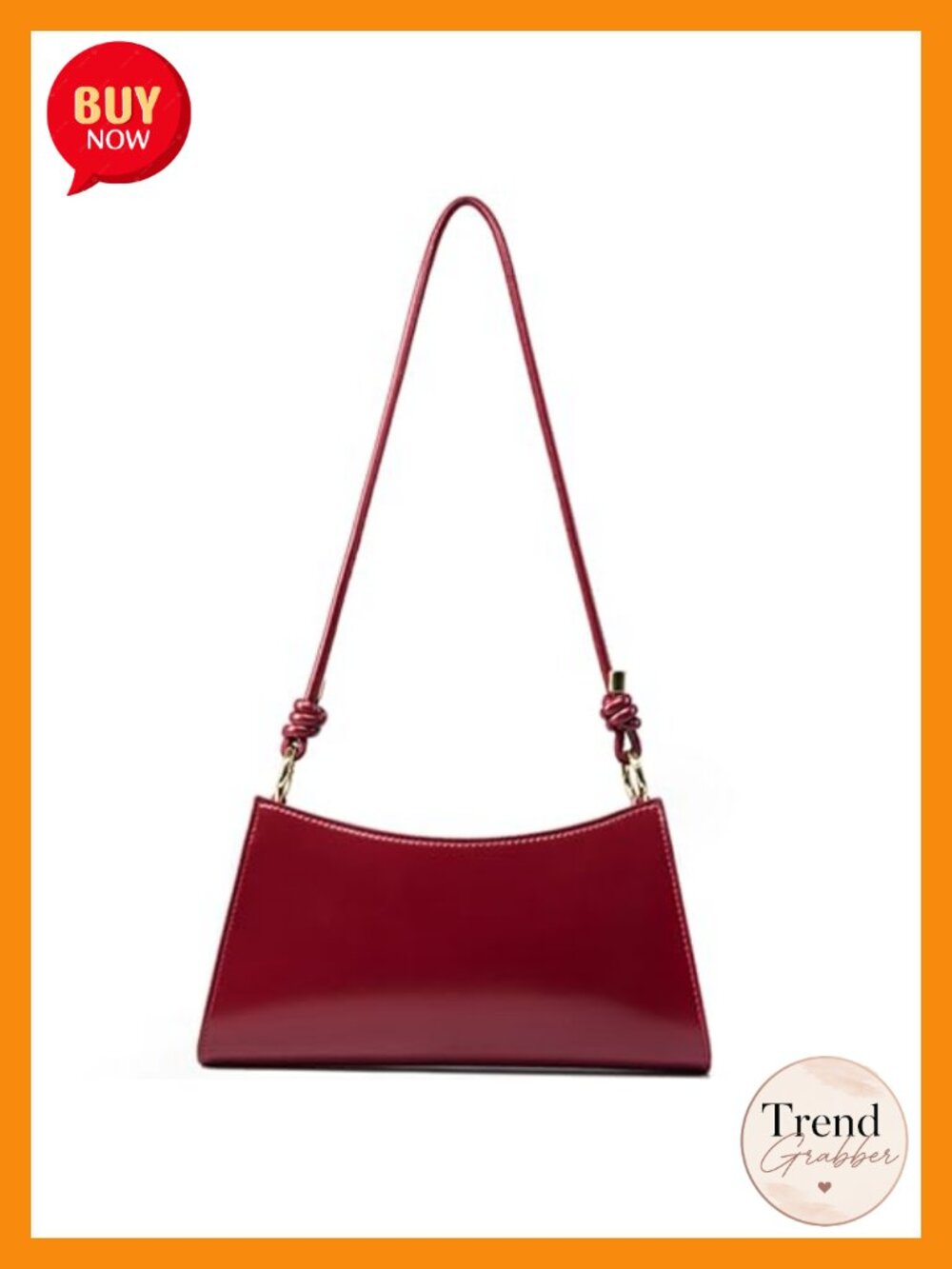 Genuine Leather Hobo Handbag Evening Bag Shoulder Underarm Bag